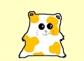 hamster in yellow