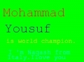 Mohammad yousuf is world champion